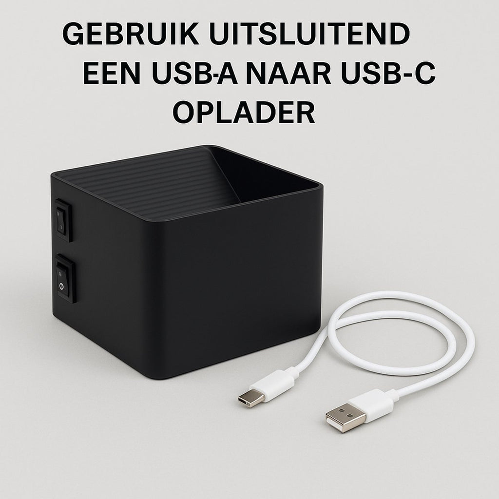 Wandlamp oplaadbaar – montage met magneet op akoestisch paneel