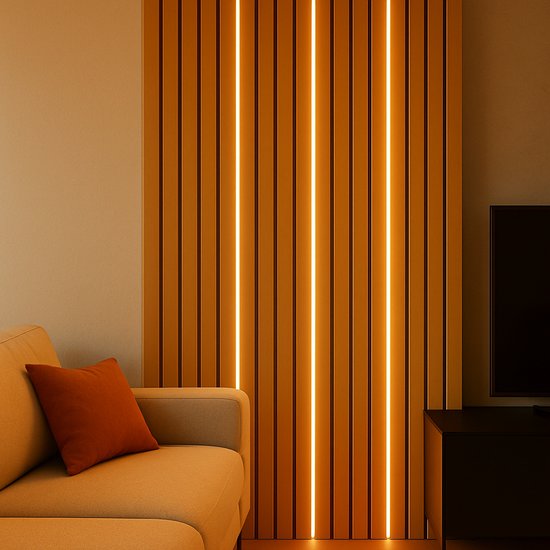 AkuStyle LED strip set van 3 – sfeerverlichting op akoestische panelen